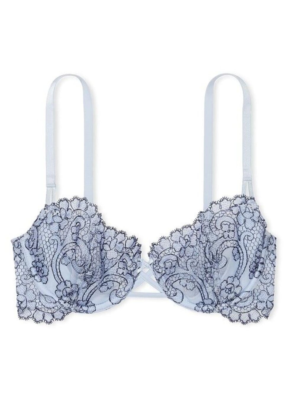 New! Victoria’s Secret Wicked Unpadded Floral Balconette Bra 36DD 34534